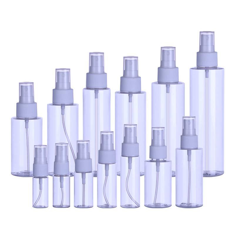 PET Setting Spray Bottle 50 60 80 100 ml 120 ml Skin care packaging Clear plastic dispenser bottle Fine mist