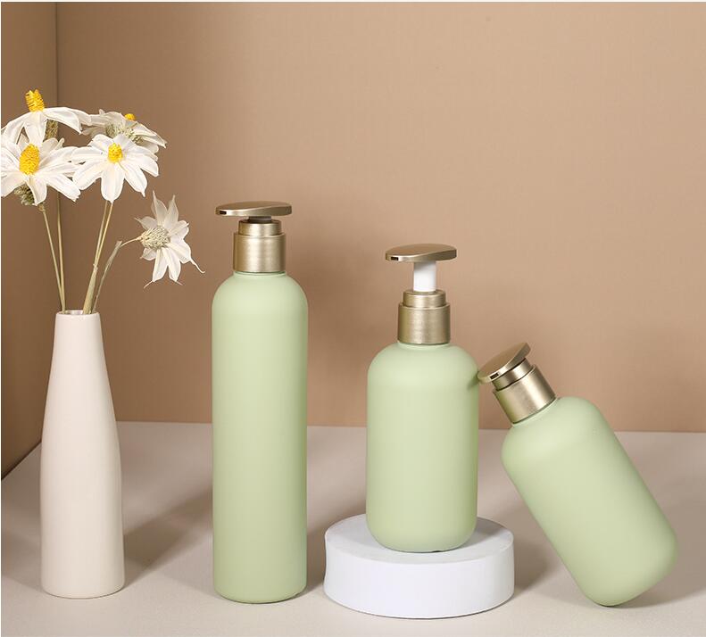 Body Wash Lotion Bottle 200ml 300ml 400ml 500ml 750ml Body Lotion Bottle PE PET Plastic Pump Shampoo Bottle for Hair Oil Cream