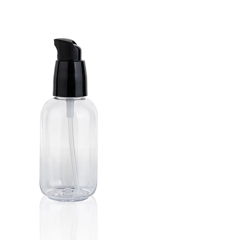 New Transparent Green Amber 50ml 80ml 100ml 150ml PET Plastic Lotion Serum Oil Foundation Primer Cream Essence Gel Pump Bottle
