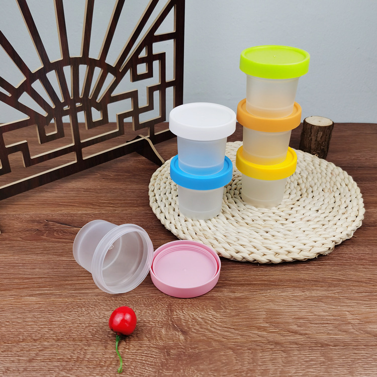 150ml 100ml PP Scrub jars Plastic jars Container with seal Liners Lids for face cream lotion milk body butter Cosmetic food Jar
