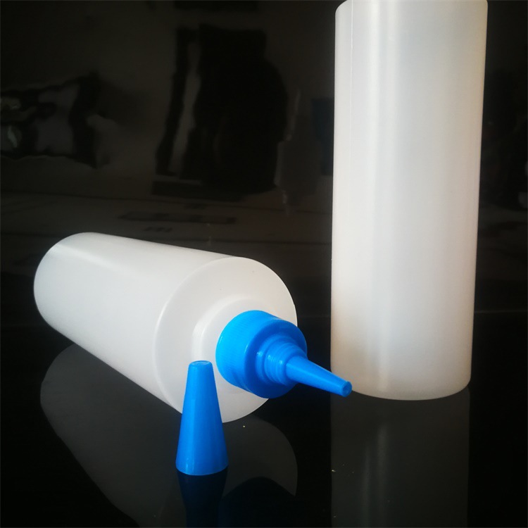 Care Hair Oil Cosmetic Pointed Mouth Bottle 100ml 200ml 300ml 500ml 700ml 1L Food Grade Plastic Sauce Honey Bottle Container