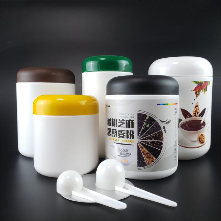 150ml 250ml 300ml 500ml 24oz PP PE PET round plastic jar large capacity Chewing gum bottle Candy Jar protein powder container