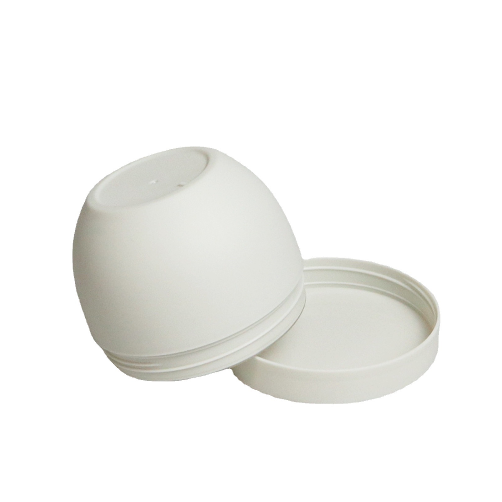 150g 200g 250g 300g 500g Bowl Shape Cosmetic Plastic Jar Face Masque Body Milk Scrub Cream Jar Hair Treatment Oil Jars With Lids