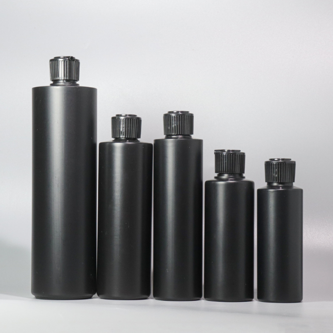 100ml HDPE plastic bottle black  paint glue bottle 500ml 1000ml HDPE Soft Empty Plastic Squeeze Bottle