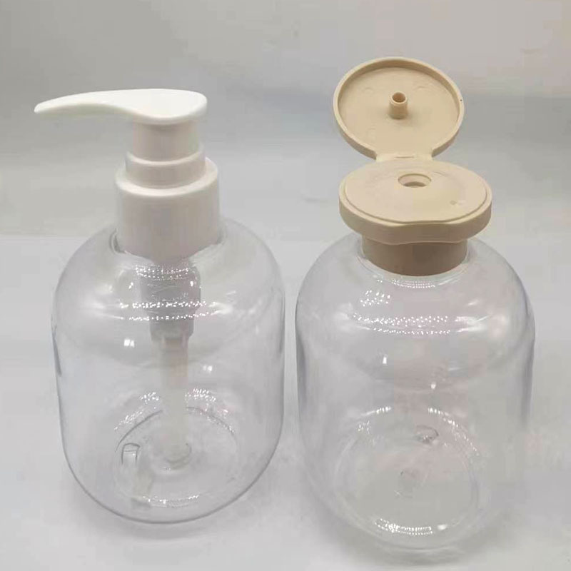New Package Plastic Bottle 250ml 500ml Laundry Detergent Softener Packaging Customize Shampoo Cream Bottles with Round Lid