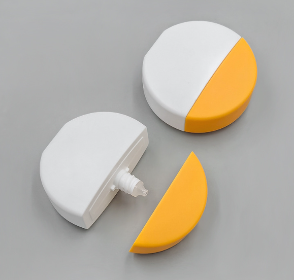 New 50ml PE Sunscreen Tube Bottle With Screw Cap Bold Colors Round BB Cream Skin Care Hand Lotion Serum Oil Squeeze Bottle 50g