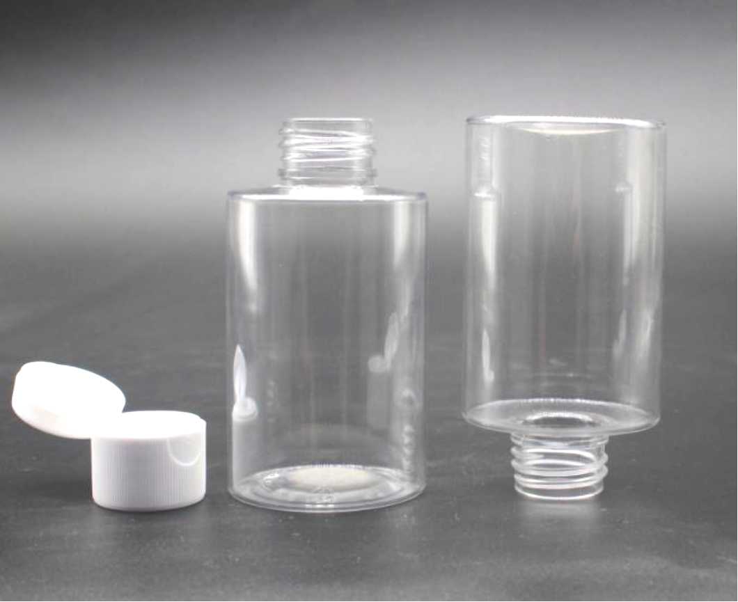 30ml 50ml Thick Wall PET Plastic Face Skin Essential Oil Bottle Hair Conditioner Nail Polish Oil Travel Cosmetic Toner Bottle