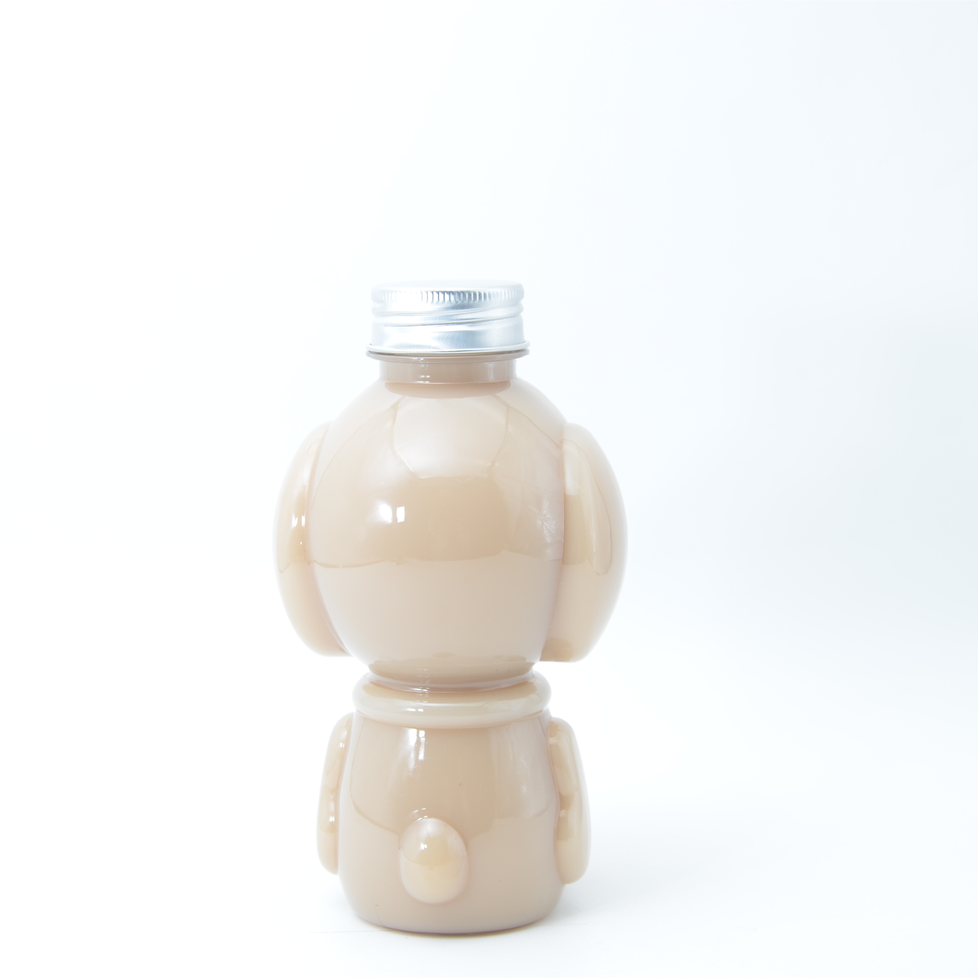 Cute Animal Dog Five Pointed Star  Shape Heart Shape food grade Pet plastic water bottle  with aluminum lid 350ml 500ml 700ml