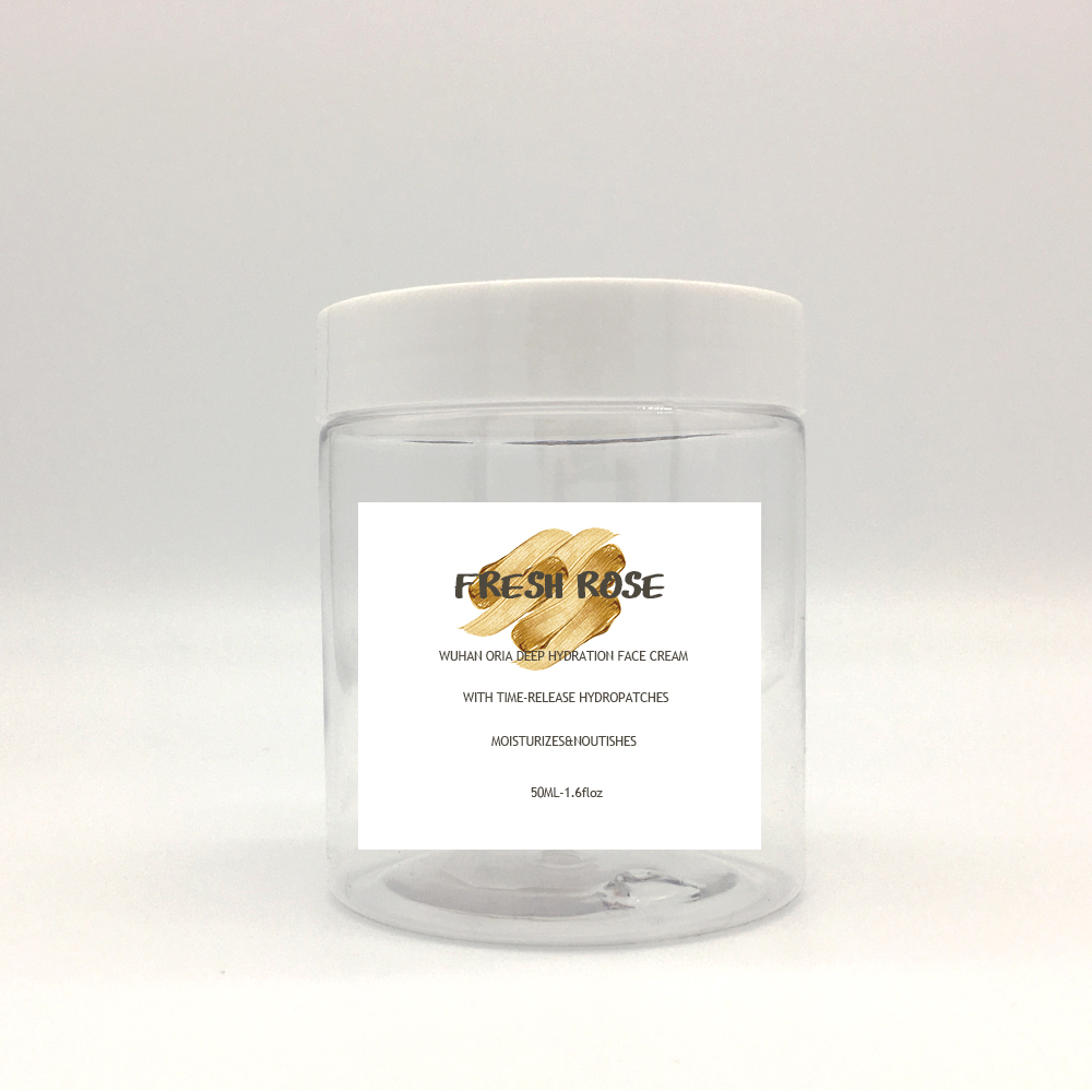 Clear Empty 16oz 500ml 8oz 250ml Plastic Storage Jar with Plastic Lid for Bath Salt Round Air Tight Bath Salt Scrub Container