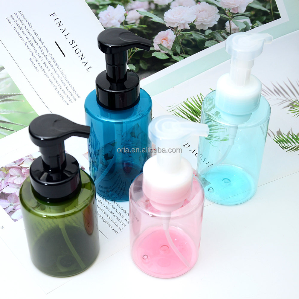 Foam bottle 250ml plastic cosmetic liquid soap dispenser with foam pump bottle face cream packaging Sealing Type pump bottle