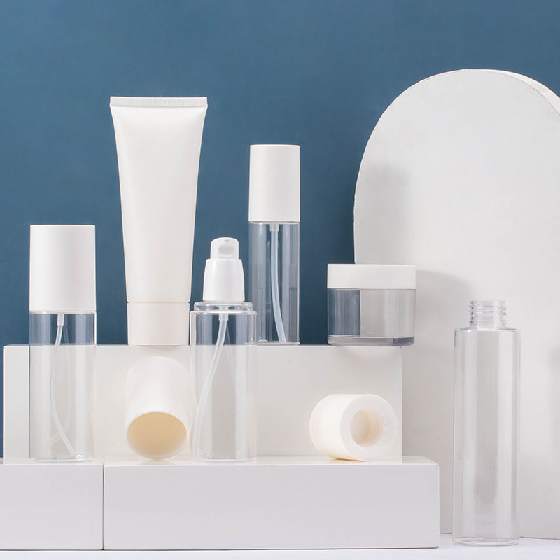 Wholesale Customized Plastic Empty Clear 30ml 50ml 80ml 100ml 120ml Airless Bottle With Pump For Lotion Cosmetics Packaging