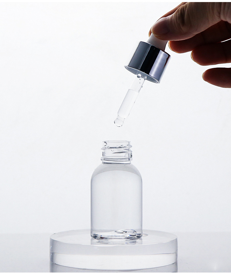 Dropper Cap with logo label Calibrated pipette Measured Marked 1ml Glass Graduated Pipette For glass dropper bottle 18 24mm