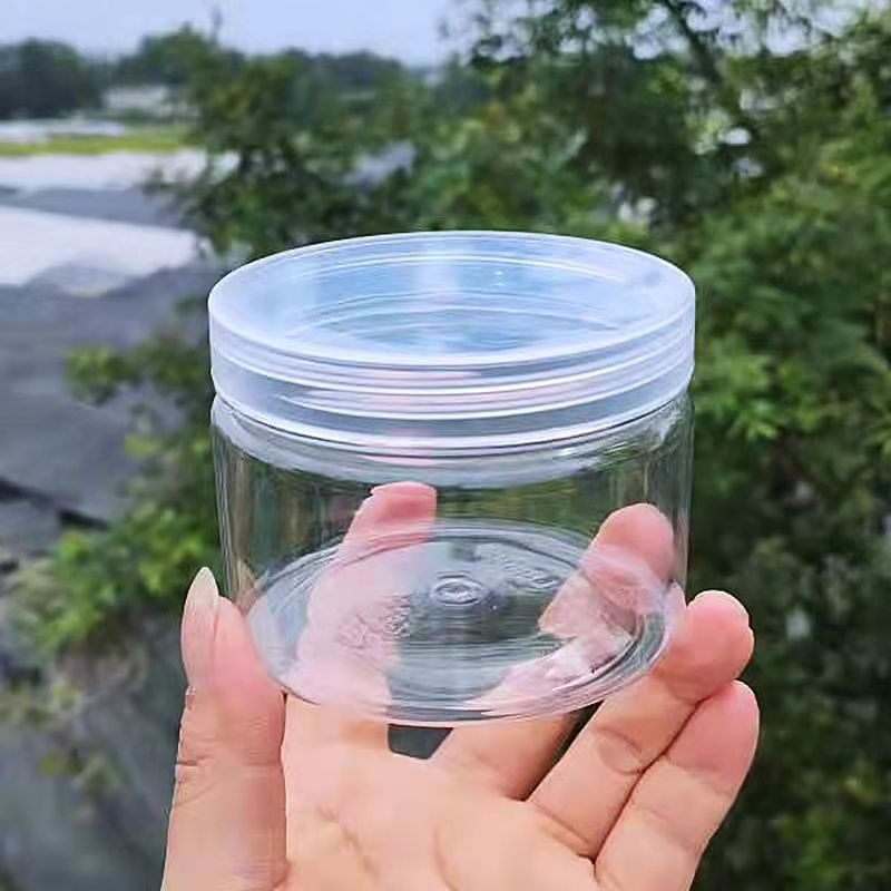 3g 5g 10g 15g 20g Plastic Clear Jars PS Facial Cream Container Mini Sample Jar Customize Cosmetic Eye Cream Jar