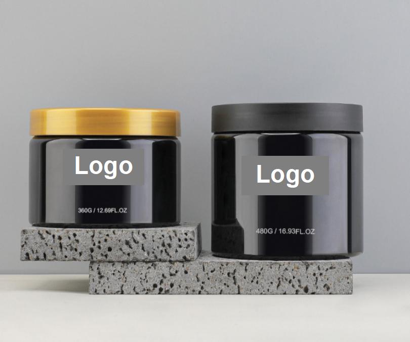 Thick wall PET Face cream jars 10g 30g 50g 50ml Body Scrub Container Frosted 4oz 12oz 16oz 100g 200g 300g 500g scrub jar plastic