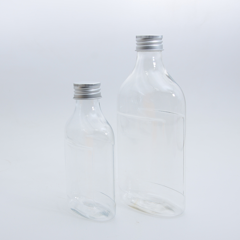 Juice Bottle use PET Plastic 320 ml Packing Transparent Color Liquid bucket Drink Wine bucket
