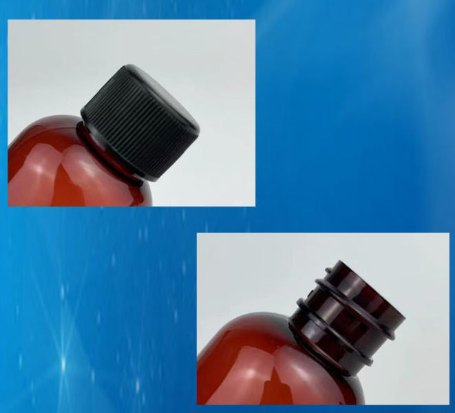 Cosmetic Packaging Empty Plastic Food Grade Syrup Bottles For Liquid with Screw Lids