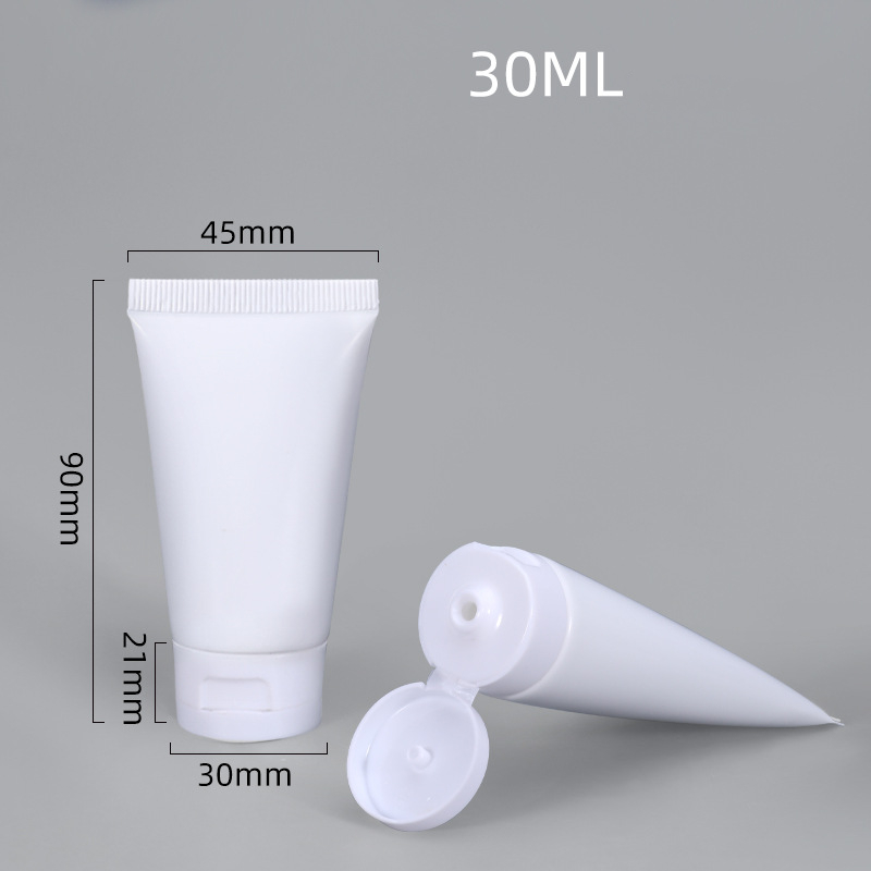 PE Soft Squeeze Tube Bottle Packaging 5g 10g 20g 30ml 50ml 100ml Face Cream Shower Gel Lotion Cleanser Sample Tubes Packaging