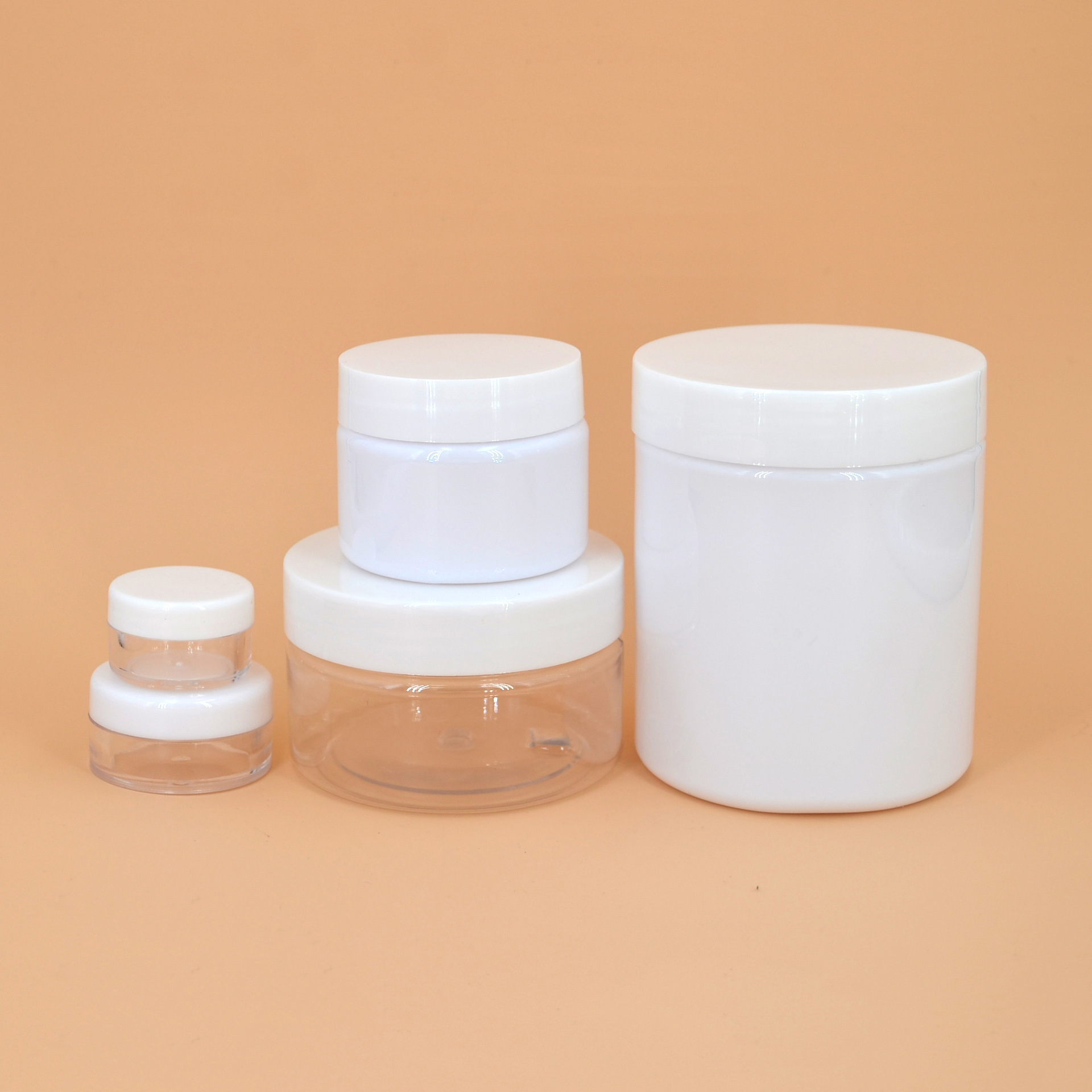 16oz Empty HDPE Plastic Jar For Supplement Nutrition Protein Powder Packaging Bottle