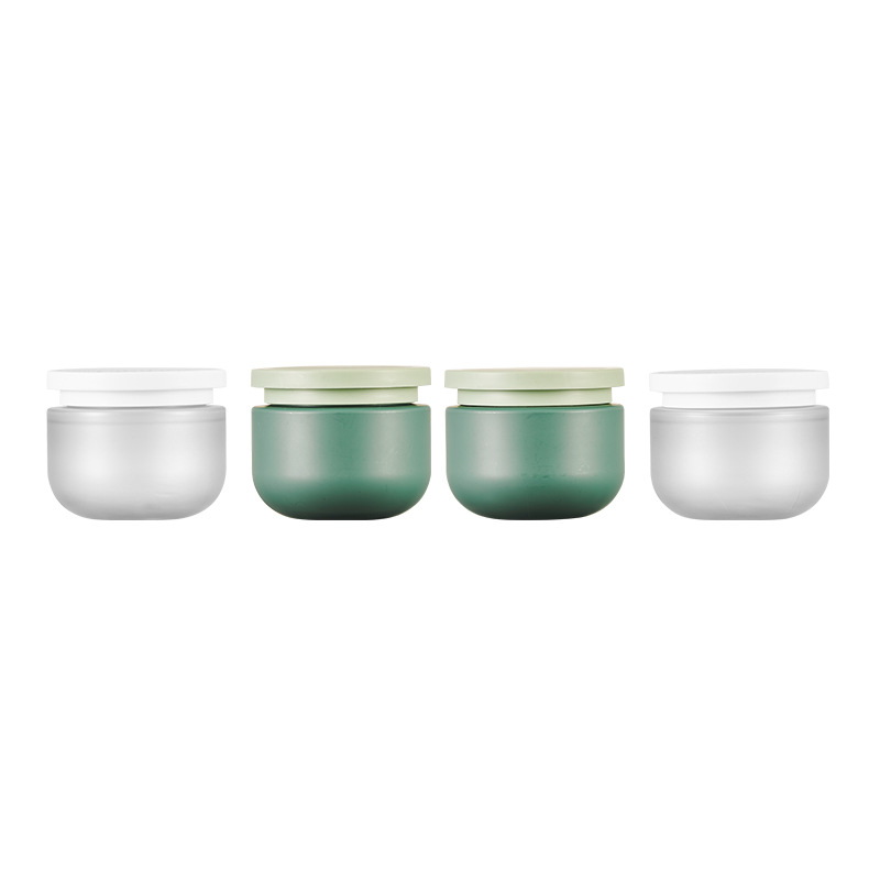 Clear Empty 8oz 250ml Storage Jar Body Scrub Jars Wholesale Wide Mouth Frosted Plastic Jar Body Butter Containers with Lids