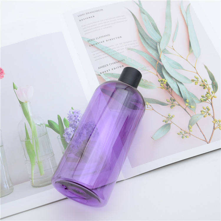 250ml 500ml Luxury Body Wash Lotion Shower Gel Press Bottle Empty Purple Shampoo and Conditioner Bottles Packaging Containers