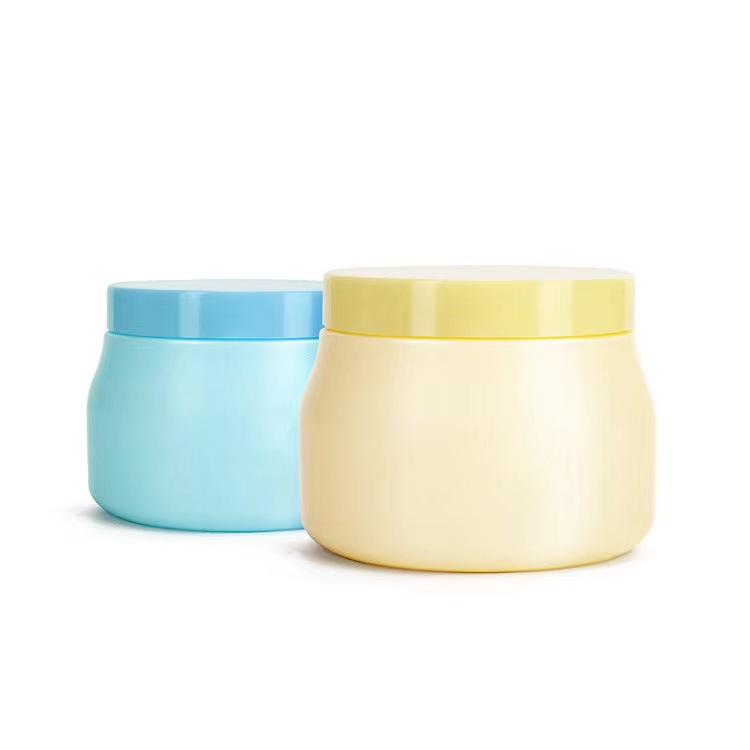 250g 500g 1000g cosmetics lotion face cream mask oil treatment essence body scrub jars HDPE 250ml 500ml 1000ml plastic jars
