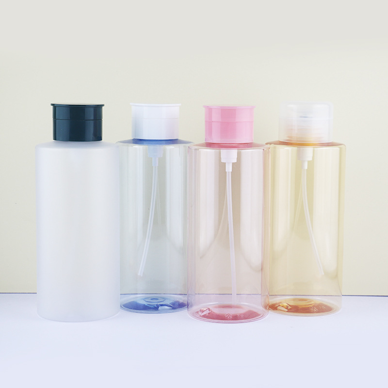 30ml 60ml Small Capacity Lotion Plastic Cream Bottle Cosmetics Packaging Bottle Frosted Facial Toner With Disc Top Cover Spray
