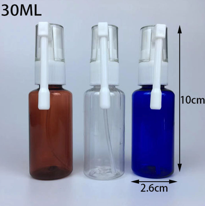 30ml Empty round shoulder plastic PET bottle Empty Mist Spray Bottles For Fragrance Perfume Alcohol Liquid