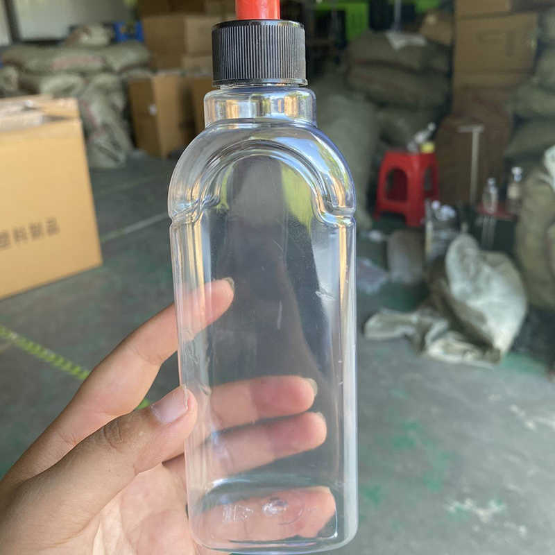 Plastic Liquid Dish Soap Bottle 10oz 300ml 500ml 16oz Clear Floor Cleaner Dishwashing Bottle Cleaner Kitchen Container Packaging