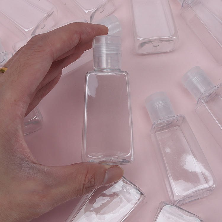 Luxury 30ml 50ml 60ml 80ml 4oz 100ml 150ml 250ml 300ml pet plastic bottles with flip cap bottle flip top bottles