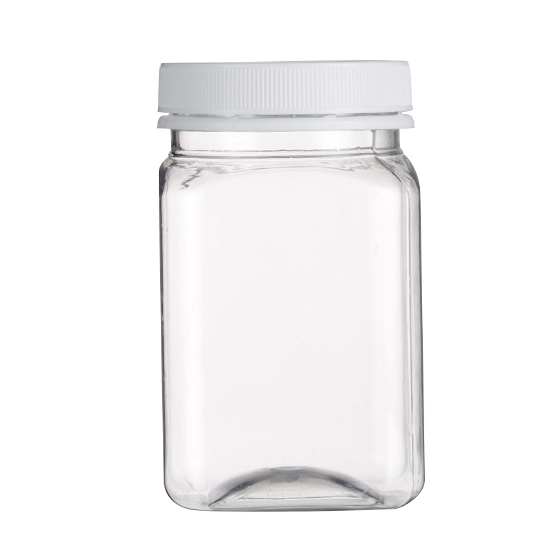 Wholesale Customized Food grade Food Storage Containers honey empty bottle transparent plastic Food Storage Containers