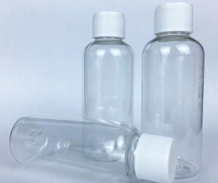 Multi Specification PET Transparent Empty Plastic Flip Cap Squeeze Bottle screw cap round shoulder plastic bottle