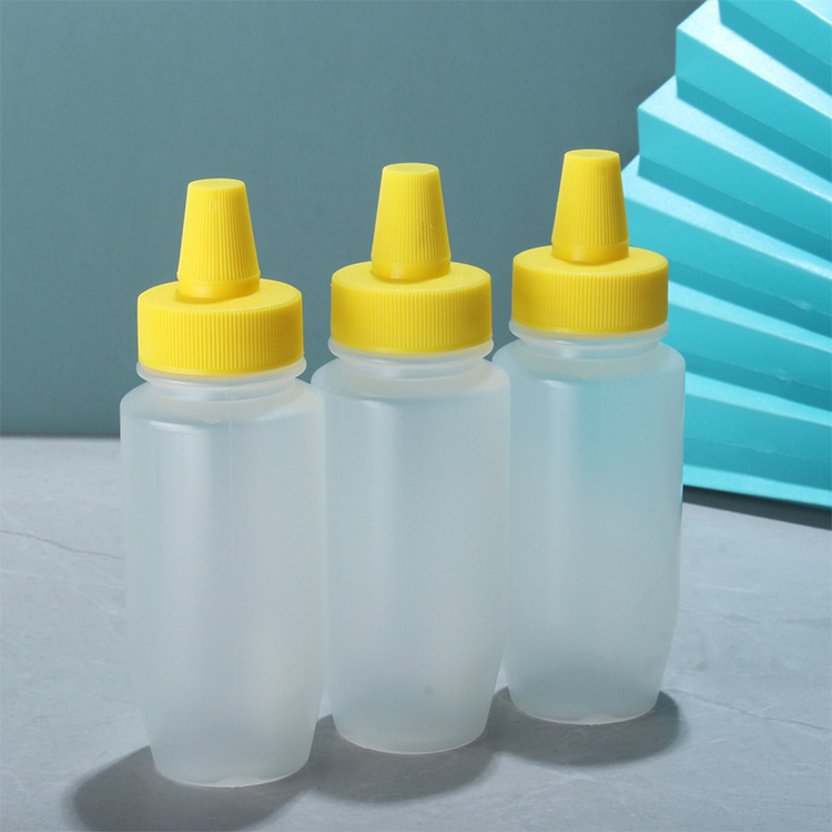 Food Grade Honey Bottle 6oz 180ml 250g Sauce Dispenser Bottle Olive Oil Ketchup Vinegar Syrup Liquid Medicine PP Hot Fill Bottle