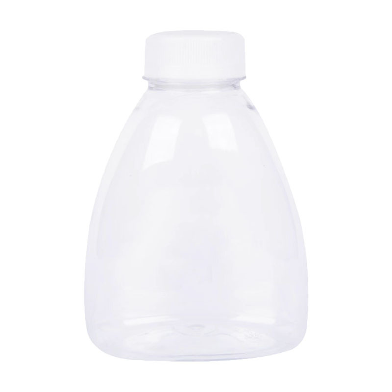 550ml Creative Design Triangle Shape Plastic Juice Bottle plastic PET bottles drinks, cold coffee disposable beverage bottle
