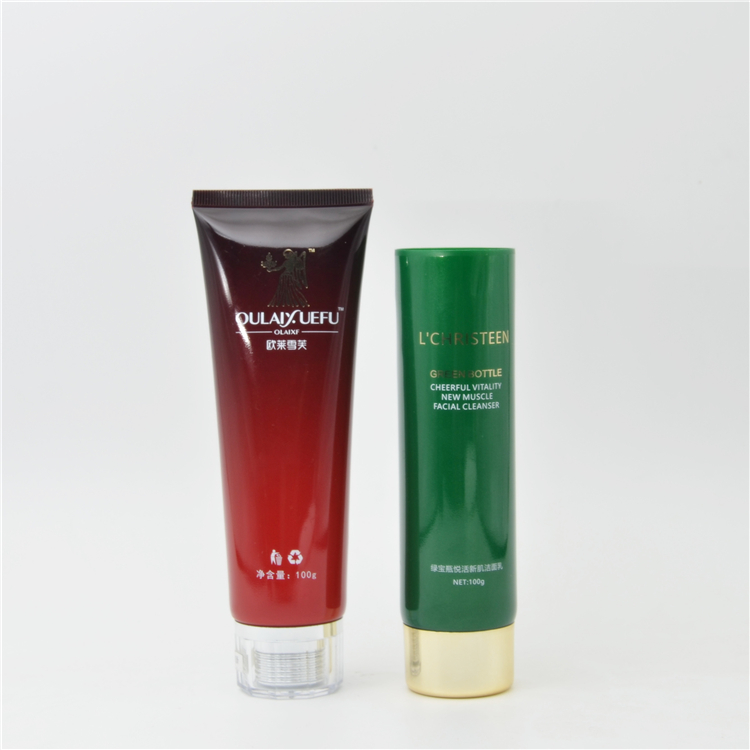 Manufacturer Customized Cheap Plastic Soft Lotion Squeeze Tube Cosmetic Packaging Cream Tubes With Flip Top