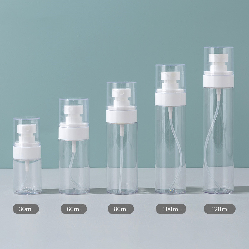 SkinCare Cosmetic Setting Spray Make-Up Fixer Spray Bottle Set 100ml Perfume Empty Makeup Setting Plastic Fine Mist Spray Bottle