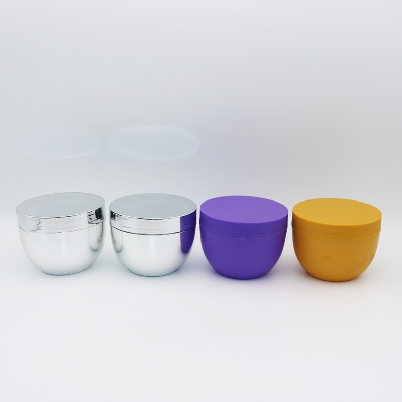 Custom 150ml 150g 250ml 250g PP PCR Plastic Bowl Shaped Body Butter Jars Matte 300ml Bowl Shape Cream Jar Body Lotion Container