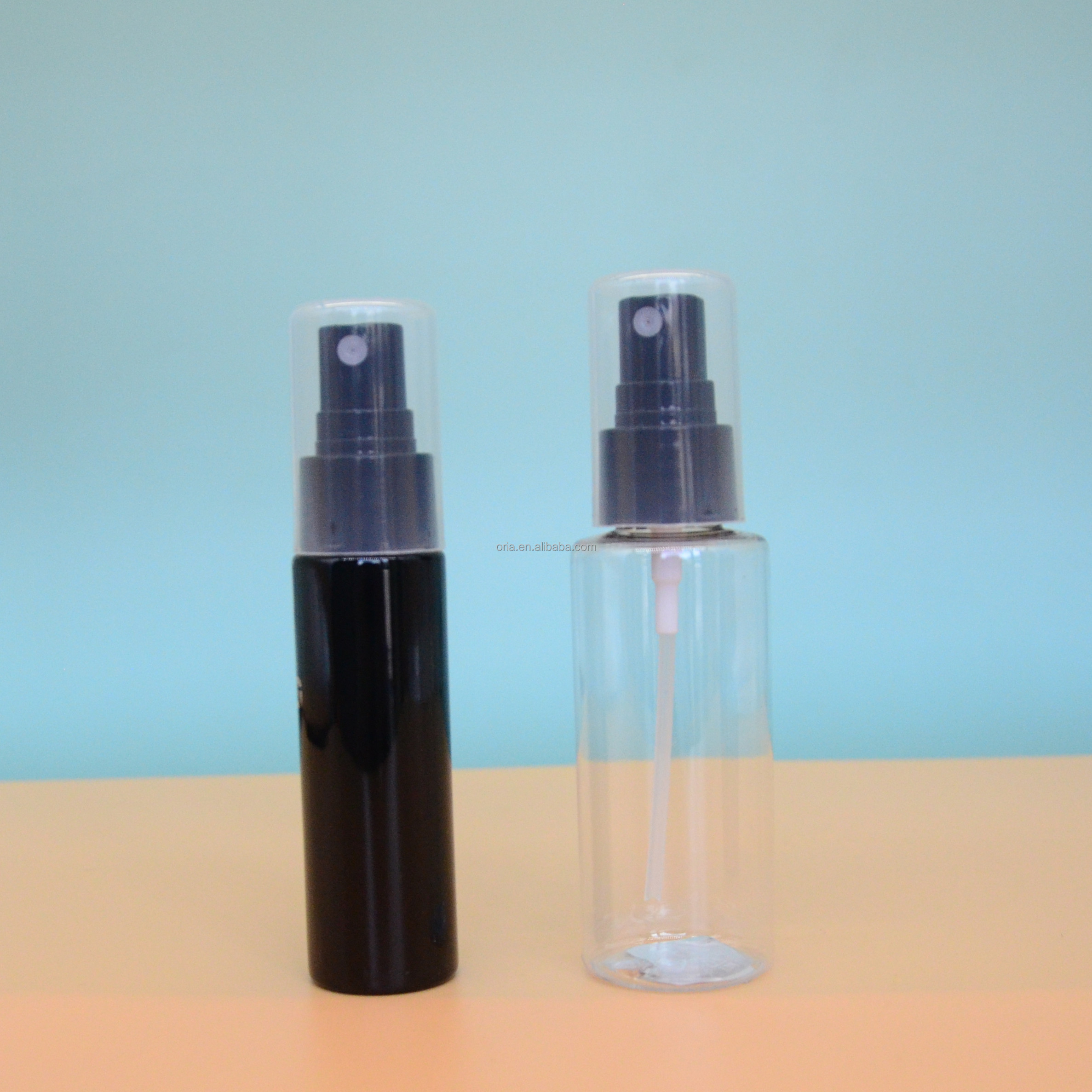 Hot Sale 3oz 4oz 5oz 6.5oz Customize Fine Mist Spray Bottle Plastic PET Packaging Bottle Colorful Round Cosmetic Bottle