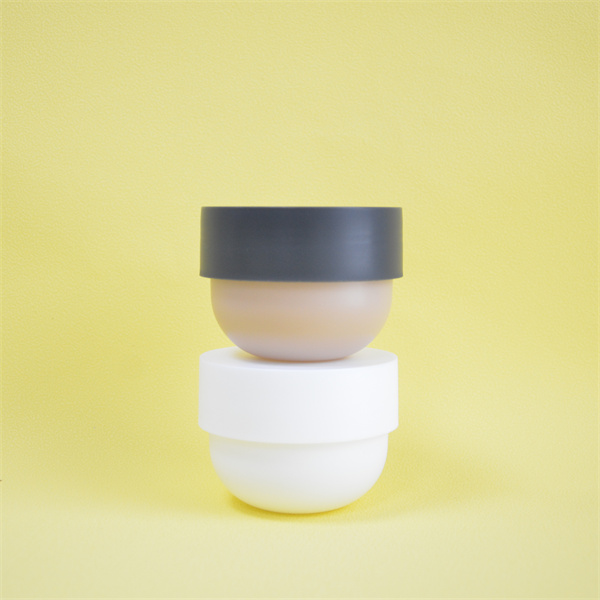 Double Wall Pp Jars 100Ml 200Ml 250Ml 500Ml Face Hand Hair Skin Care Lotions Dome Lip Scrub Plastic Cream Jar Cosmetic Container