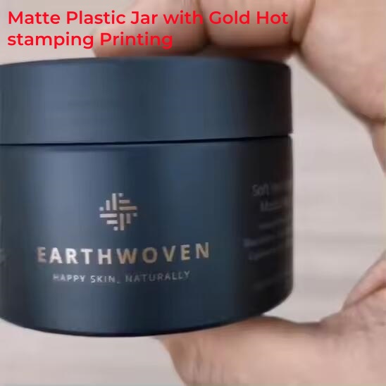 Men Wax Matte Black Plastic Jar with Lid 4oz 6oz 8oz Skin Care Cosmetic Packaging Hair Oil Pomade Cream Bottle Body Butter Jars