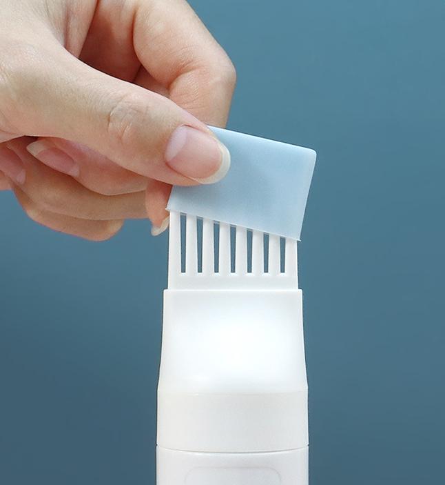 Food grade silicone hair color dye brush bottle 38ml 60ml 80ml travel Shampoo spa essential oil cream lotion bottle dispenser