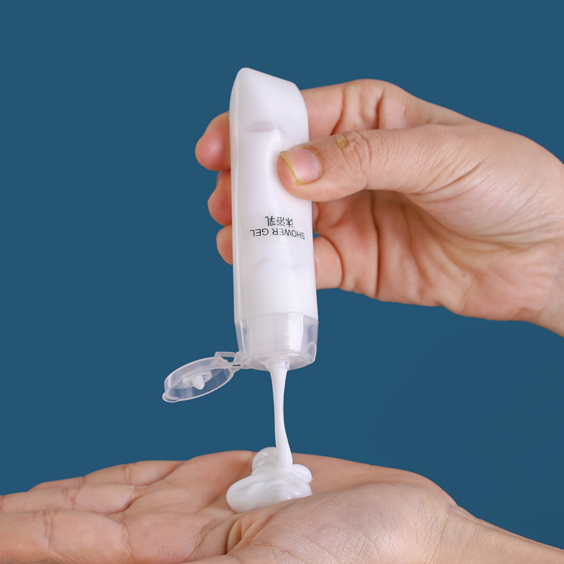 Orange Color 10g 15g 100ml 120ml 150ml soft squeeze tube packaging bottle Airless Eye Cream Serum Tube face wash cleanser tube