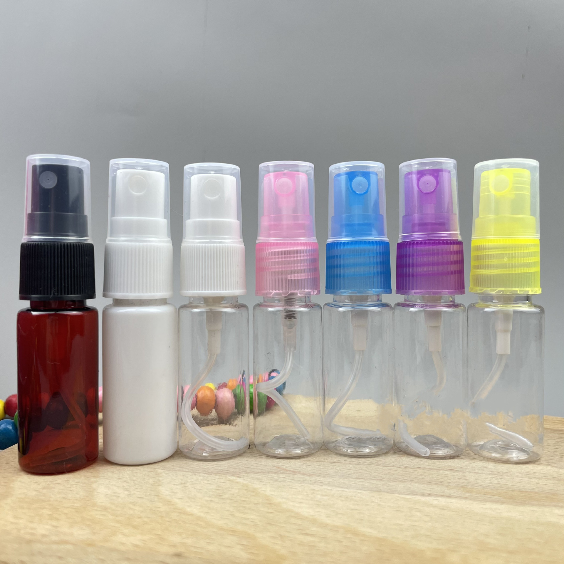 Luxury Amber Dark Blue Fine Mist Beauty Salon Hair Setting Spray Bottle Plastic 100ml 120ml 150ml 250ml Alcohol Perfume Spray
