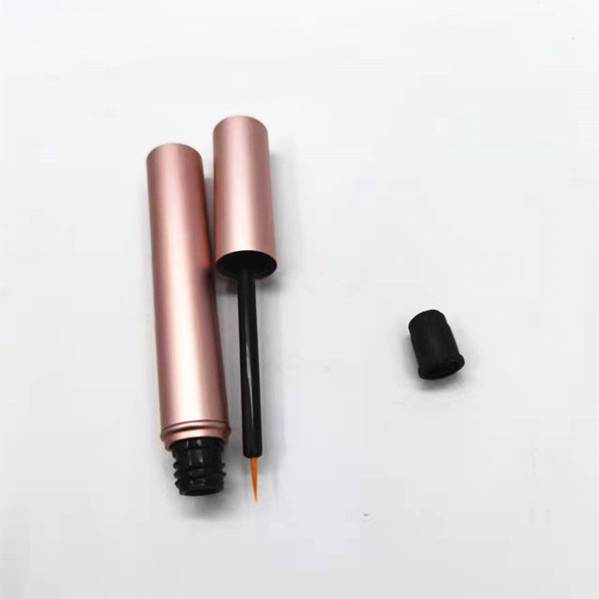Matte Rose Pink 4ML Liquid Eyeliner Tube  Empty Aluminum Eyelash Growth Serum Bottle Mascara Container Mascara Tubes