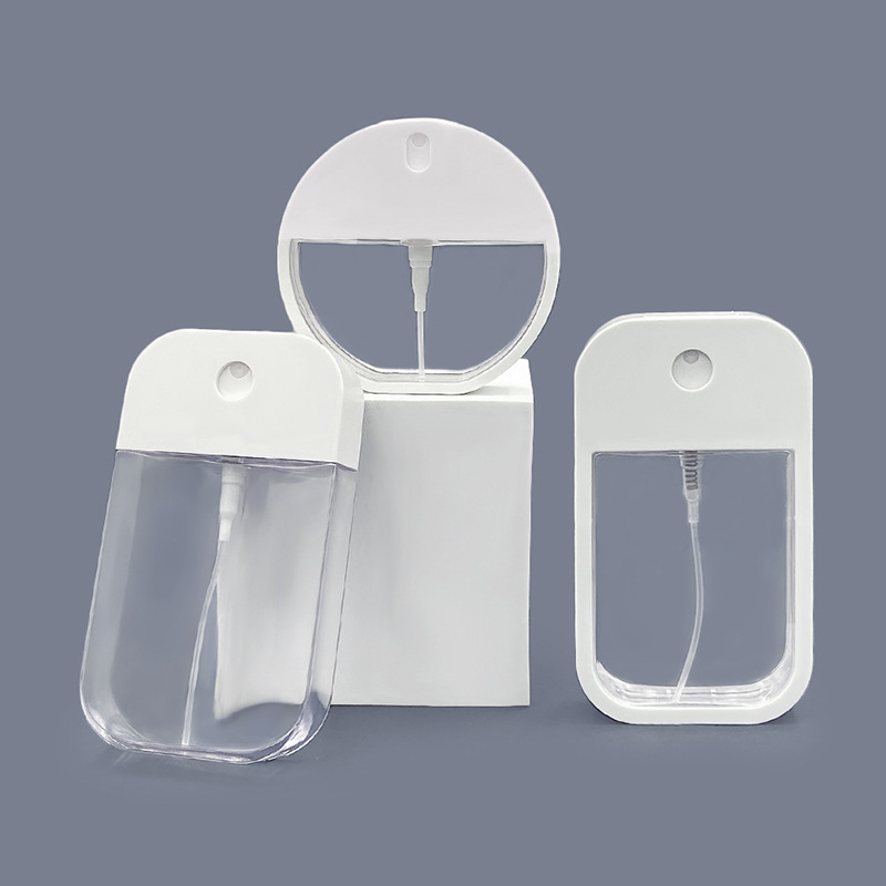 Creative 40ml 50ml Card Perfume Spray Bottle Refillable Fine Mist Plastic Fragrance Spray Bottles body spray perfume