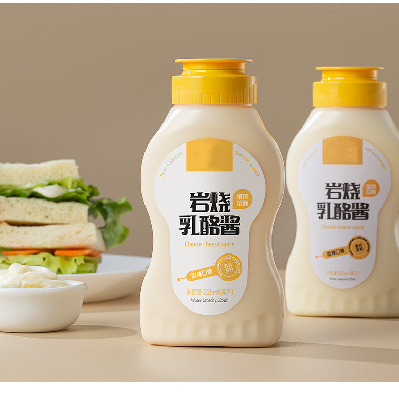 HDPE Plastic Honey Syrup hot sauce chili tomato ketchup bottle mustard mayonnaise container cheese salad dressing squeeze bottle