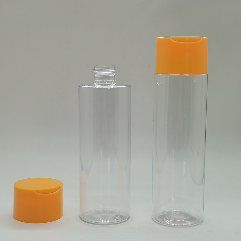 Colorful Lotion Plastic Bottle Customize 100ml 200ml 250ml 300ml PE Easy Squeeze Cream Bottle Cosmetics Face Skin Care Bottle