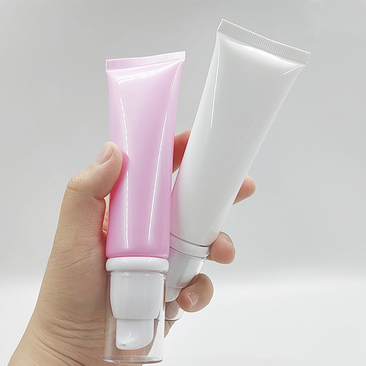 Empty Sunscreen BB Cream Tube Package 30ml 50ml 100ml Airless Pump Tube Bottle Serum Foundation Lotion face cleanser gel tube