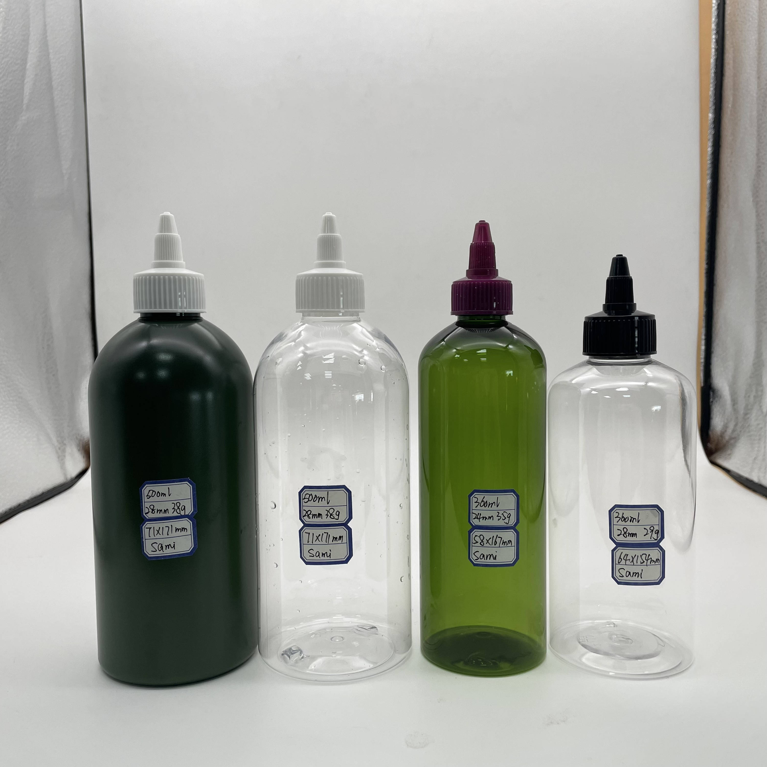 12 Oz Plastic Squeeze Condiment Bottles with Twist On Cap Lids and Discrete Measurements