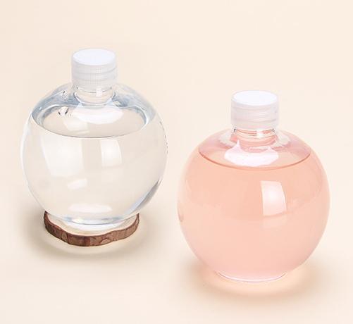 Leakproof 250ml Water Flask 500ml Milk Tea Alcohol Juice drinks plastic bottles with lids caps straw custom logo 8oz 12oz 16oz