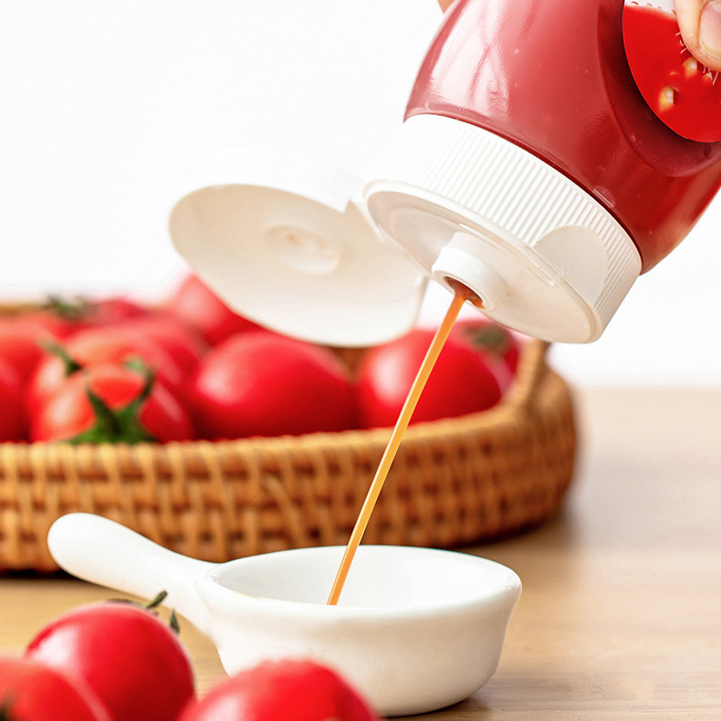 330g 360g 500g 8 ounce salad dressing jars containers for salad dressing with spout pet plastic bottles for jam/ketchup/sauces